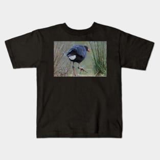 Moorhen - photography by Avril Thomas Kids T-Shirt